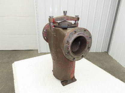 Hayward Model 72 Simplex 6" Inline Basket Strainer Cast Iron 200psi Flanged