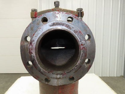 Hayward Model 72 Simplex 6" Inline Basket Strainer Cast Iron 200psi Flanged