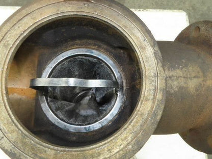 Hayward Eaton Model 72 Simplex 6" Inline Basket Strainer Cast Iron Flanged