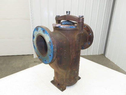 Hayward Eaton Model 72 Simplex 6" Inline Basket Strainer Cast Iron Flanged