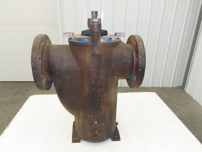 Hayward Eaton Model 72 Simplex 6" Inline Basket Strainer Cast Iron Flanged