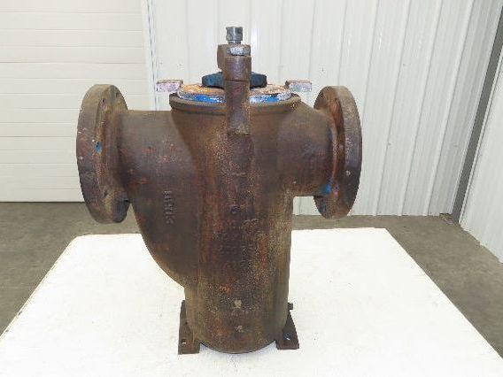 Hayward Eaton Model 72 Simplex 6" Inline Basket Strainer Cast Iron Flanged