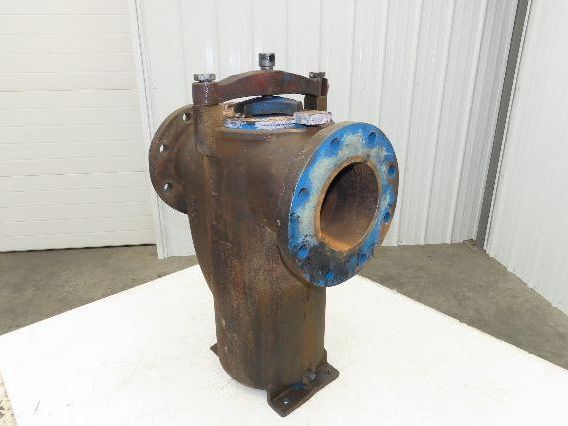 Hayward Eaton Model 72 Simplex 6" Inline Basket Strainer Cast Iron Flanged