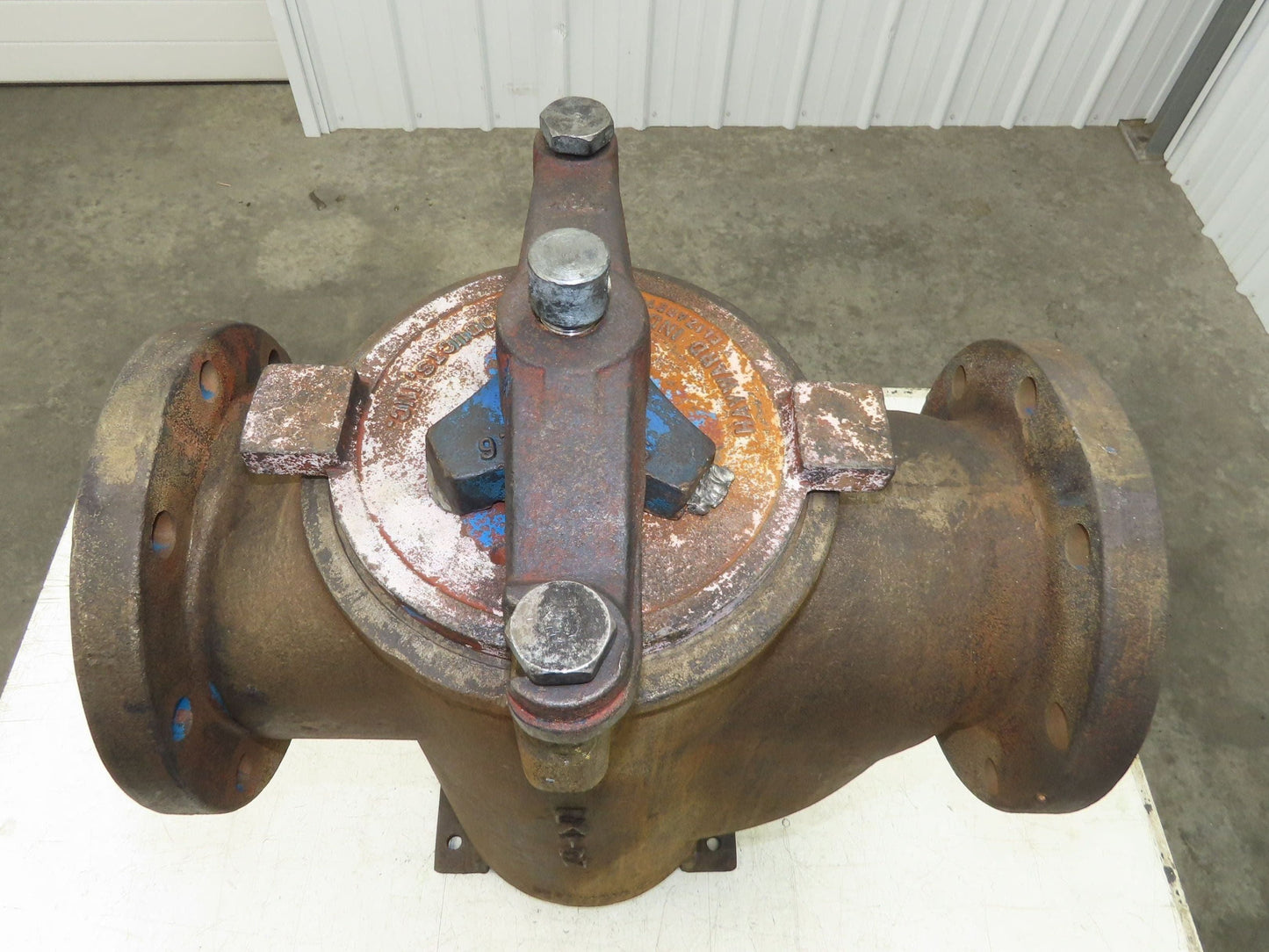 Hayward Eaton Model 72 Simplex 6" Inline Basket Strainer Cast Iron Flanged