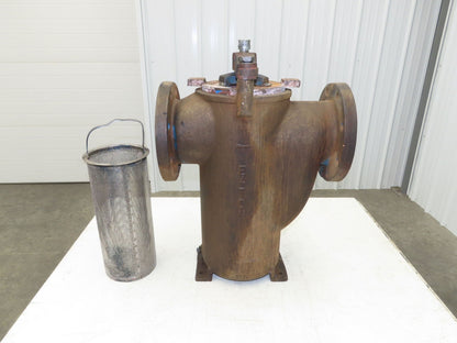 Hayward Eaton Model 72 Simplex 6" Inline Basket Strainer Cast Iron Flanged