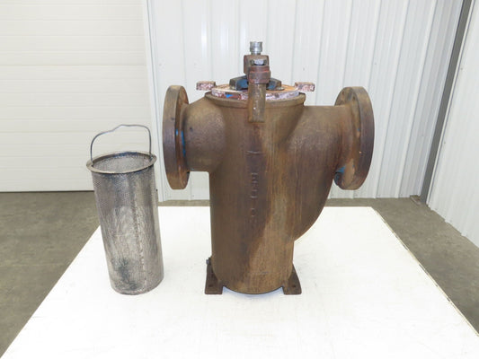 Hayward Eaton Model 72 Simplex 6" Inline Basket Strainer Cast Iron Flanged