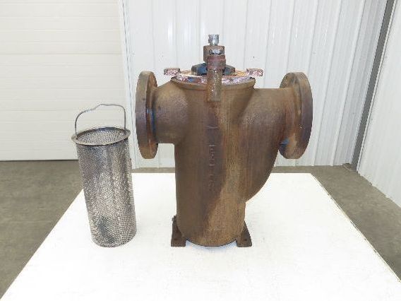 Hayward Eaton Model 72 Simplex 6" Inline Basket Strainer Cast Iron Flanged