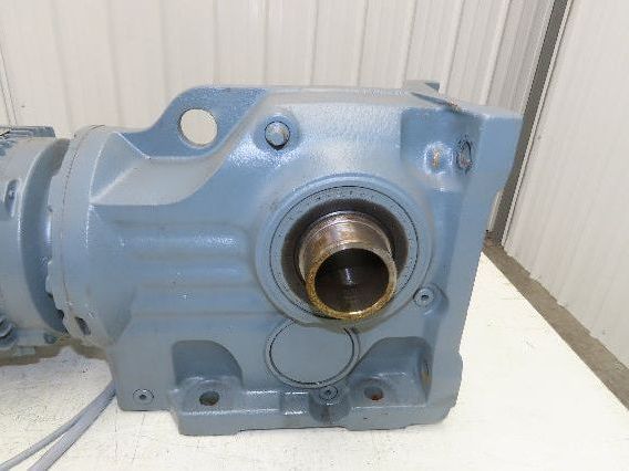 Sew Eurodrive KH77B DRN100L4/BE5 Brake Gear Motor 64.75:1 27rpm 3Kw 220/380V 3PH