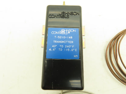 Johnson Controls T-5210-148G Pneumatic Signal Temperature Transmitter SS Remote