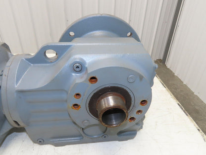 Sew Eurodrive KHF67 DRN112M4/BE5 Brake Gear Motor 27.28:1 65rpm 4Kw 220/380V 3PH