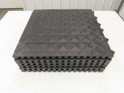 Ergonomic Anti Fatigue Modular Interlocking Floor Tile 18"x18" Lot of 6pcs