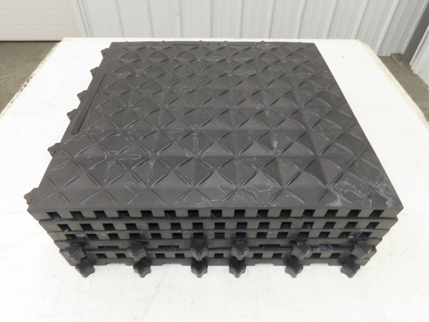 Ergonomic Anti Fatigue Modular Interlocking Floor Tile 18"x18" Lot of 6pcs