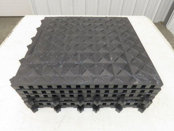 Ergonomic Anti Fatigue Modular Interlocking Floor Tile 18"x18" Lot of 6pcs