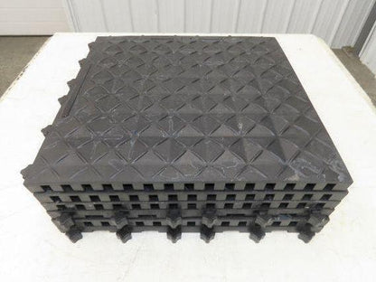 Ergonomic Anti Fatigue Modular Interlocking Floor Tile 18"x18" Lot of 6pcs