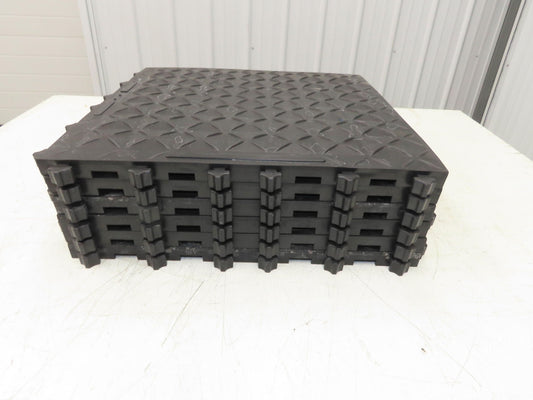 Ergonomic Anti Fatigue Modular Interlocking Floor Tile 18"x18" Lot of 6pcs