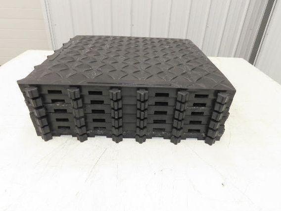 Ergonomic Anti Fatigue Modular Interlocking Floor Tile 18"x18" Lot of 6pcs