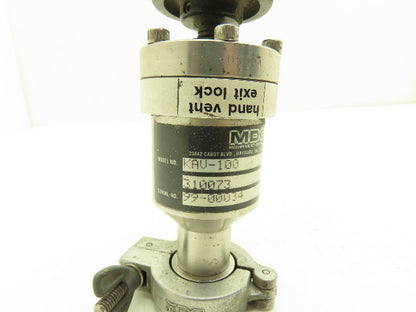 MDC KAV-100 Manual Pneumatic Angle Valve Vacuum Isolation 1" Connection