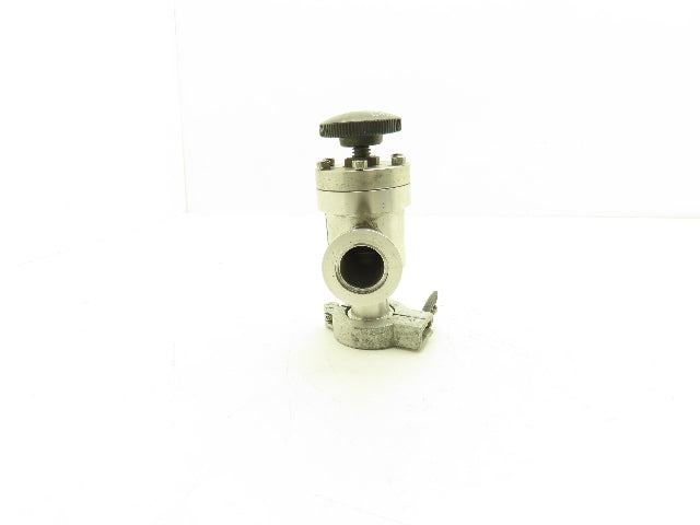 MDC KAV-100 Manual Pneumatic Angle Valve Vacuum Isolation 1" Connection