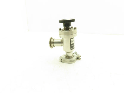MDC KAV-100 Manual Pneumatic Angle Valve Vacuum Isolation 1" Connection
