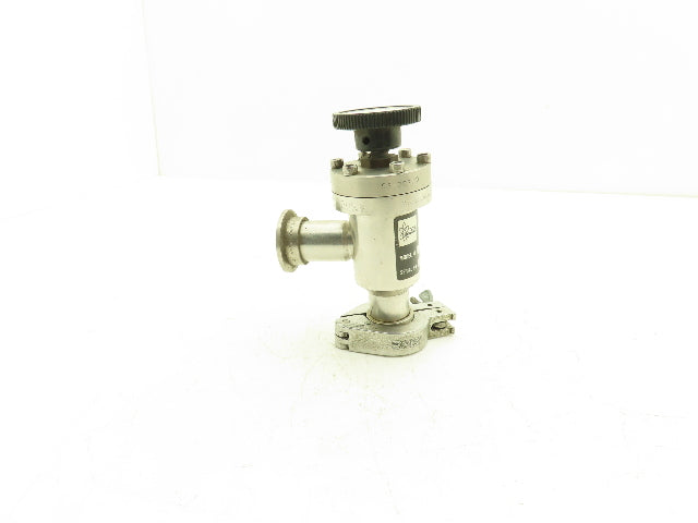 MDC KAV-100 Manual Pneumatic Angle Valve Vacuum Isolation 1" Connection