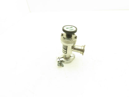 MDC KAV-100 Manual Pneumatic Angle Valve Vacuum Isolation 1" Connection