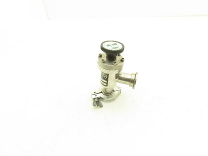 MDC KAV-100 Manual Pneumatic Angle Valve Vacuum Isolation 1" Connection