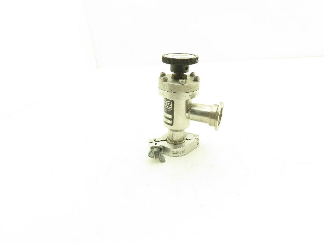MDC KAV-100 Manual Pneumatic Angle Valve Vacuum Isolation 1" Connection