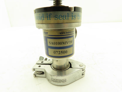 Kurt J Lesker SA010MVQF Pneumatic Angle Valve Vacuum Isolation 1" Connection