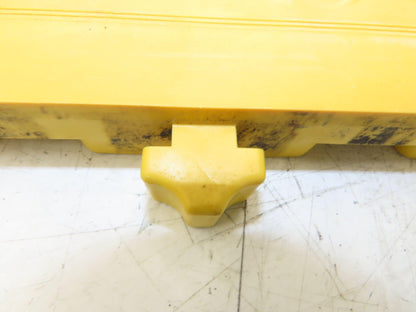 Anti Fatigue Modular Interlocking Male Ramp Edge with Corner 22"x4" Lot of 7