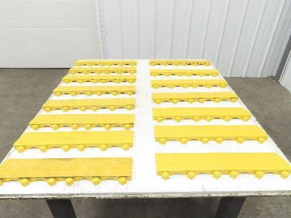 Anti Fatigue Modular Interlocking Male Ramp Edge 18"x4" Lot of 15