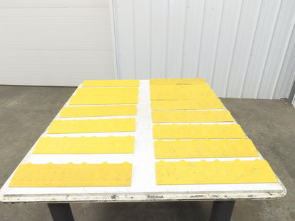 Anti Fatigue Modular Interlocking Male Ramp Edge 18"x4" Lot of 15