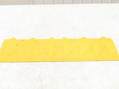 Anti Fatigue Modular Interlocking Male Ramp Edge 18"x4" Lot of 15