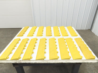 Anti Fatigue Modular Interlocking Male Ramp Edge 18"x4" Lot of 15