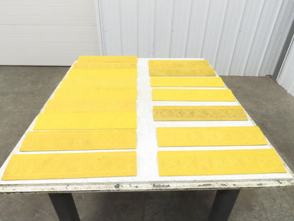 Anti Fatigue Modular Interlocking Female Ramp Edge 18"x4" Lot of 16