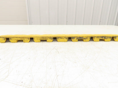 Anti Fatigue Modular Interlocking Female Ramp Edge 18"x4" Lot of 16