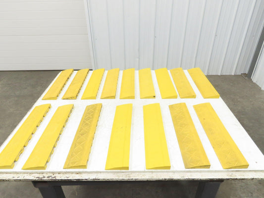 Anti Fatigue Modular Interlocking Female Ramp Edge 18"x4" Lot of 16