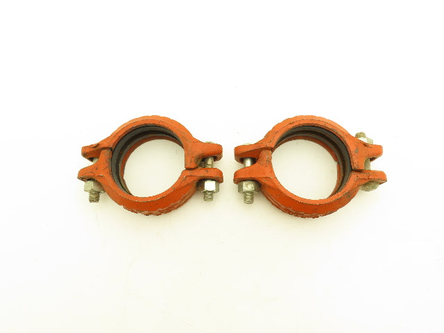 Victaulic Style 07 Zero Flex 3" Grooved Pipe Coupling w/Gasket Lot of 2