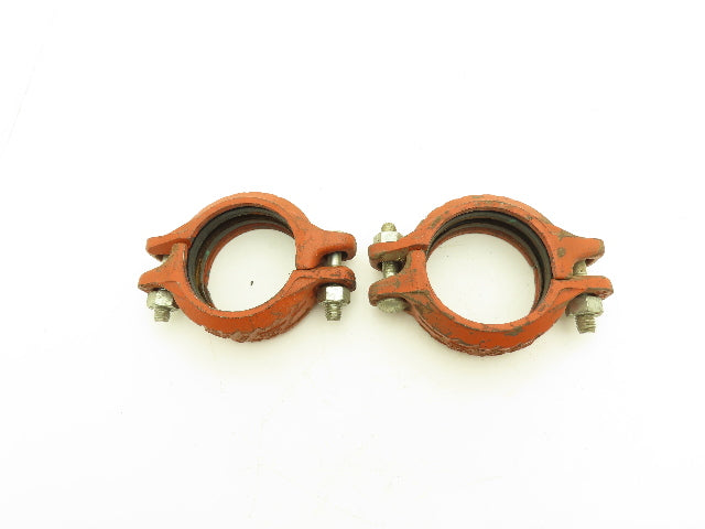 Victaulic Style 07 Zero Flex 3" Grooved Pipe Coupling w/Gasket Lot of 2