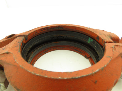 Victaulic Style 07 Zero Flex 3" Grooved Pipe Coupling w/Gasket Lot of 2