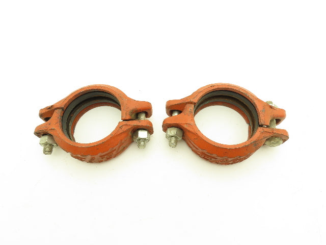 Victaulic Style 07 Zero Flex 3" Grooved Pipe Coupling w/Gasket Lot of 2
