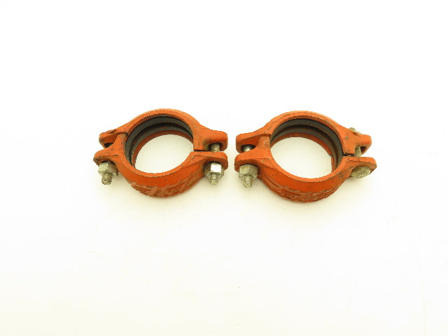 Victaulic Style 07 Zero Flex 3" Grooved Pipe Coupling w/Gasket Lot of 2