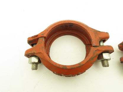 Victaulic Style 07 Zero Flex 3" Grooved Pipe Coupling No Gasket  Lot of 3