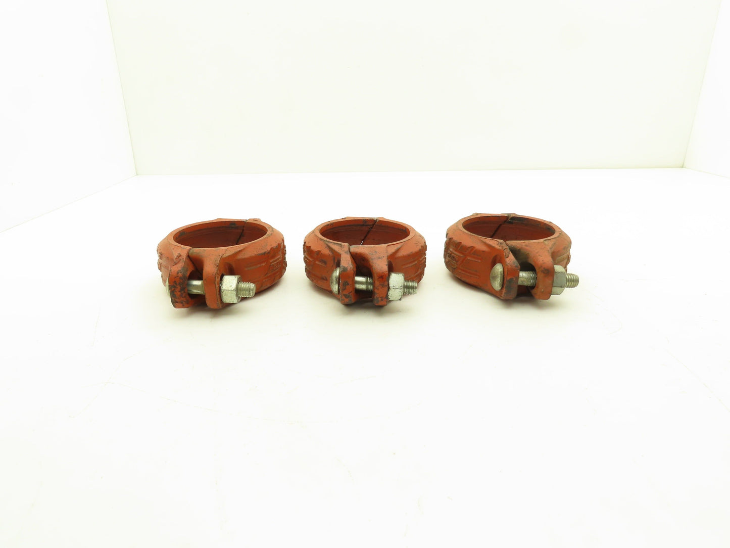 Victaulic Style 07 Zero Flex 3" Grooved Pipe Coupling No Gasket  Lot of 3
