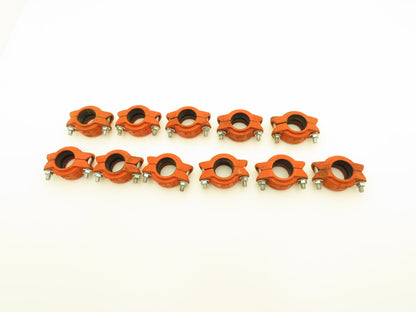 Victaulic SPF C3  1-1/4" Flexible Grooved Pipe Coupling w/Gasket Lot of 11