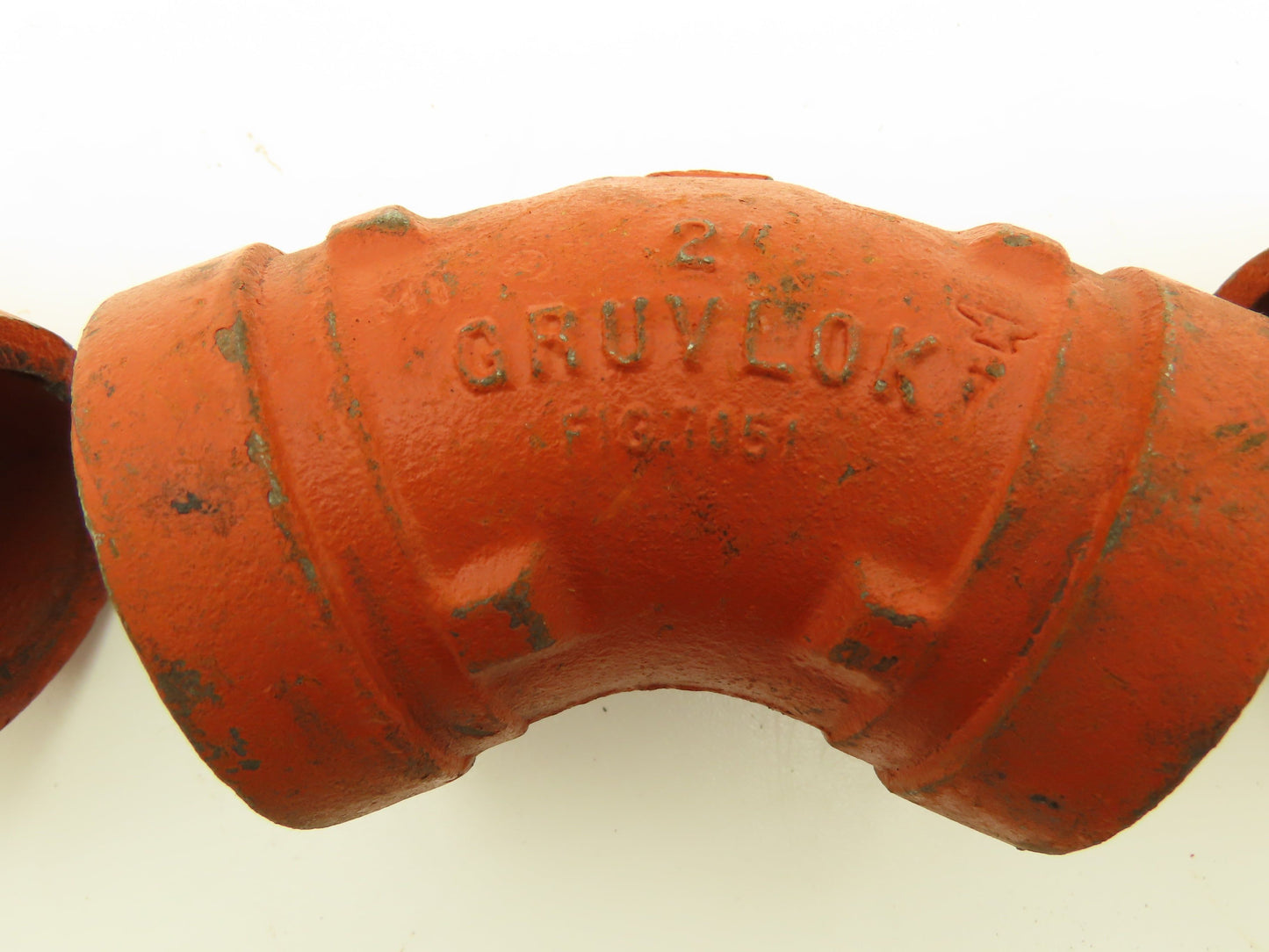 Victaulic 7051 Gruvlok 2" Grooved End 45° Elbow Fitting Ductile Iron  Lot of 4