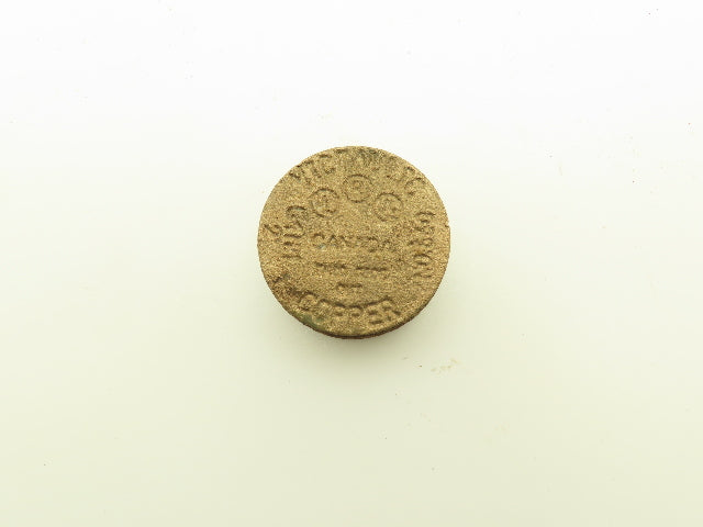 Victaulic No 660  2" Copper Grooved Pipe Fitting Cap
