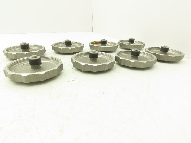 D 030 2201 Oil Cap Lid 3-1/4"-12 Thread 7/8" Hex Magnetic Center Lot of 8