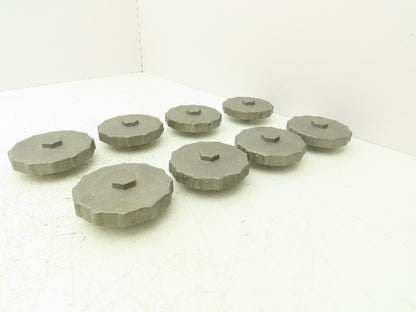 D 030 2201 Oil Cap Lid 3-1/4"-12 Thread 7/8" Hex Magnetic Center Lot of 8