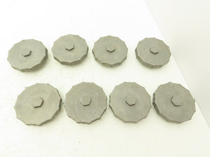 D 030 2201 Oil Cap Lid 3-1/4"-12 Thread 7/8" Hex Magnetic Center Lot of 8