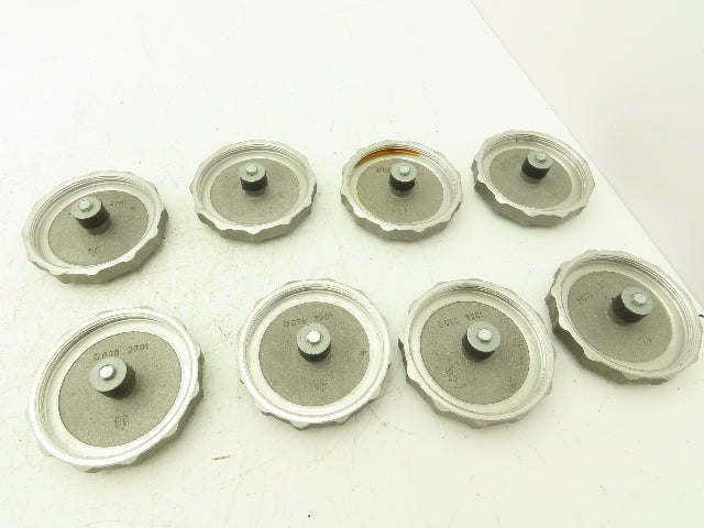 D 030 2201 Oil Cap Lid 3-1/4"-12 Thread 7/8" Hex Magnetic Center Lot of 8